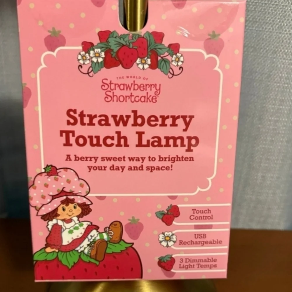 Strawberry Shortcake Touch Lamp 🍓